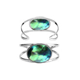 SB-1701-AB Sterling Silver Bracelet With Abalone Shell Jewelry Bali Designs Inc